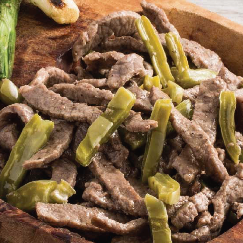 Miércoles 15 - Bistec con nopales