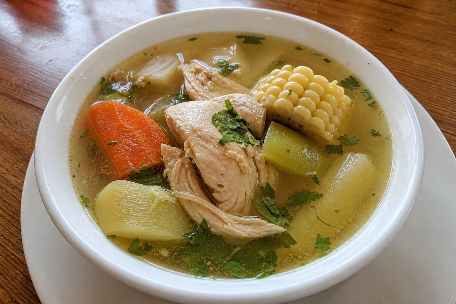 Caldo de pollo